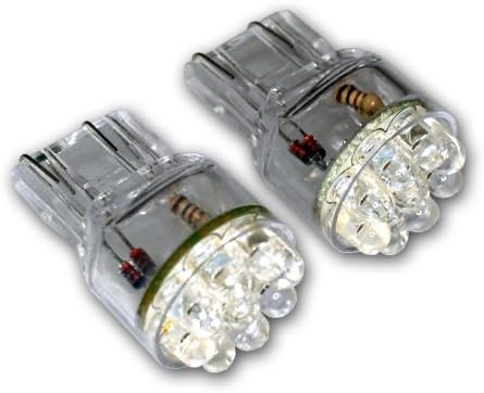 Tuningpros LEDX2-T20-A9 T15 Ék LED Izzók, 9 LED-es Amber 4-pc-be