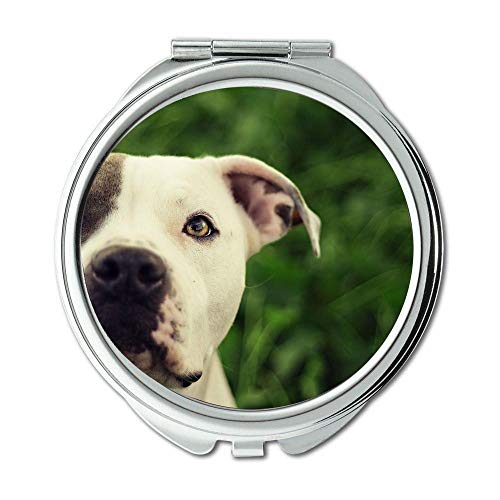 Tükör,Utazási Tükör,francia Bulldog Kiskutya Aranyos Kisállat,sminktükör,1 X 2X Nagyító
