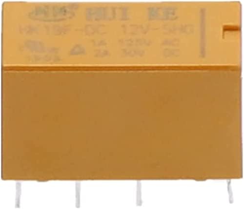 XIANGBINXUAN Relé 10db Mini Modul SRD-5VDC-SL-C DC3V 5V 12V 24V SPDT 8 Csapok Műanyag Tekercs Teljesítmény Relé Kék (Méret : HK19F-dc 24 vac-SHG)