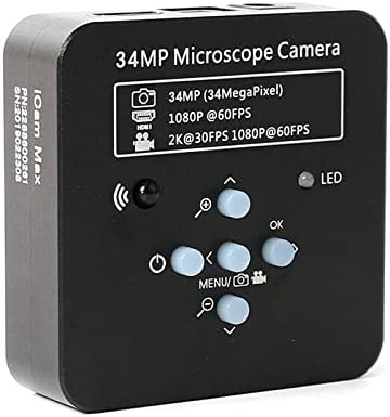 ZTBH Mikroszkóp Kiegészítők Kit Ipari Kamera Mikroszkóp 0,5 X Szemlencse Adapter 30mm/30.5 m Gyűrű Mikroszkóp Tárgylemezek
