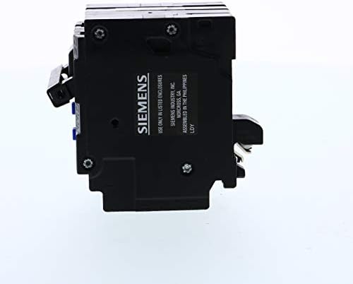 Siemens Q220AFCN 20 Erősítő 2-Pólusú Kombinációs Típus AFCI Plug-Semleges kismegszakító, Fekete