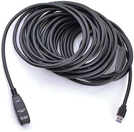 TECHTOO USB Hosszabbító Kábel, 32 Láb (10 Méter) USB 2.0 Aktív Kábel Átjátszó Kábel Típus Egy Férfi-Egy Nő, Beépített jelerősítő