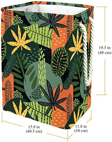 Szennyesben Trópusi Akvarell Növények Összecsukható Szennyes Kosarat Cég Mosás Bin ruhatároló Szervezet Fürdőszoba, Hálószoba,
