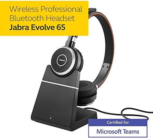 Jabra 65 MS Sztereó Bluetooth Headset - Fekete