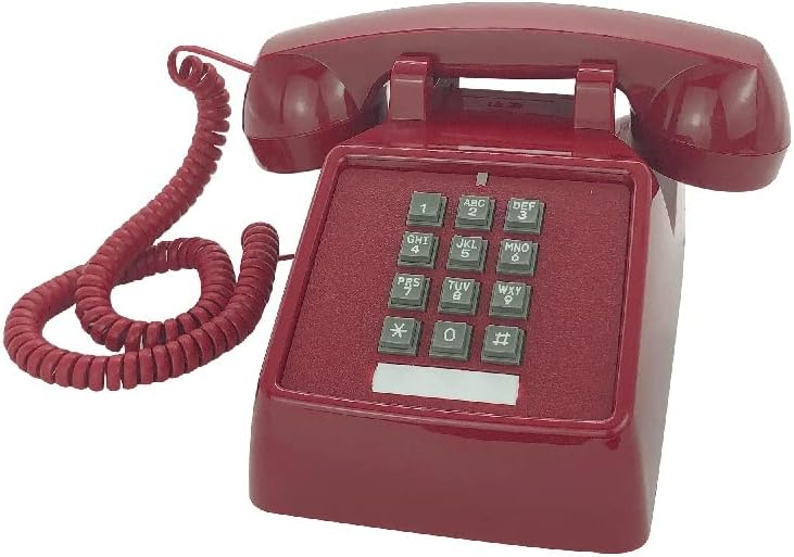 WENLII Vezetékes Telefon nyomógombos Telefonok Hangos Hagyományos Gyűrű Telefonok vezetékes nyugdíjasoknak Régi Fashion Hotel Telefon