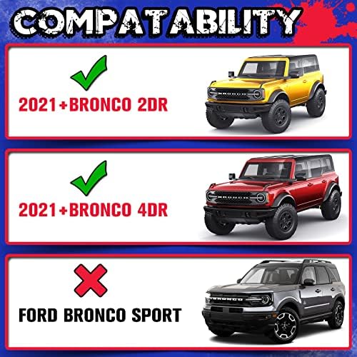 KSP 2 Bronco Pótkocsi Vevő Akadály,Osztály 3 Vontató Hárompontos Vevők Kompatibilis Ford Bronco 2021-2023, 2a-Pótkocsi Szerelvény Bronco