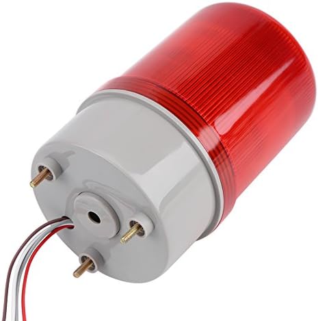 Fafeicy 1db Piros LED Jelzőfény Lámpa, elakadásjelző Világítás Izzó Forgó Jeladó Lámpa AC220V, Gombok, Mutatók