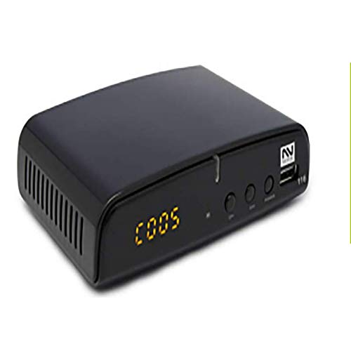 Nutek TC-108 Digitális TV Átalakító Doboz Fekete Teljes mértékben Támogatja a DVB-T/T2, SD/HD MPEG2/MPEG4, AVC, H. 264