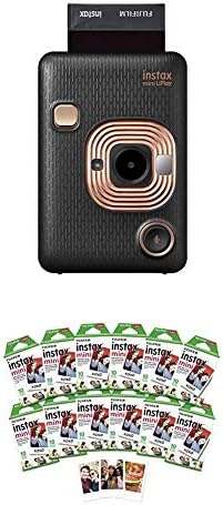 Fujifilm Instax Mini Liplay Hibrid Instant Fényképezőgép - Kő Fehér + w/120-pack