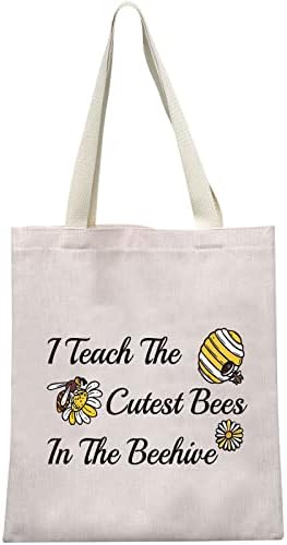 MEIKIUP méhész Tanár Smink Táska Méh Tanár Ajándék Bumbee Méhecske Ajándék, amit Tanítani A Legaranyosabb Méhek A Kaptár Kozmetikai Táska(Méhkas