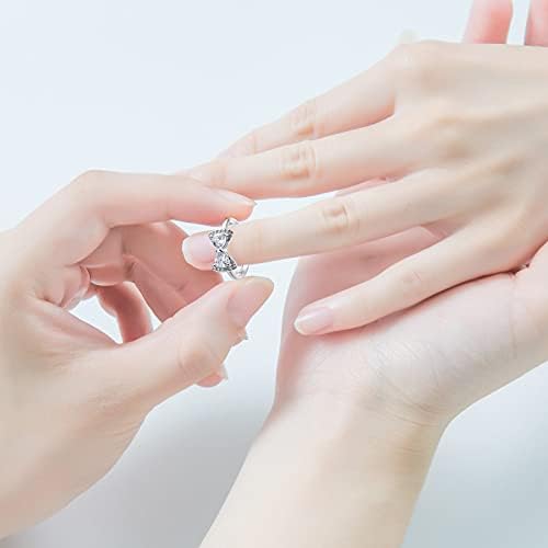 2023 Új Női Gyűrű Gyűrű Egy Állítható Esküvő Ékszer Mérete Strasszos Alufelni Ajándék Gyűrű Állítható Hullám Gyűrű (Fehér, Egy