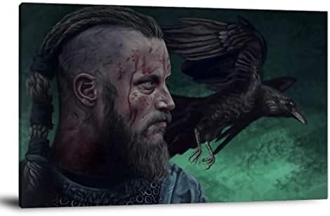 Muyaomaoyi Ragnar A Vikingek Vászon Művészet Plakát meg a Fal Art Kép Nyomtatási Modern Család hálószoba Decor Plakátok 16x24inch(40x60cm)