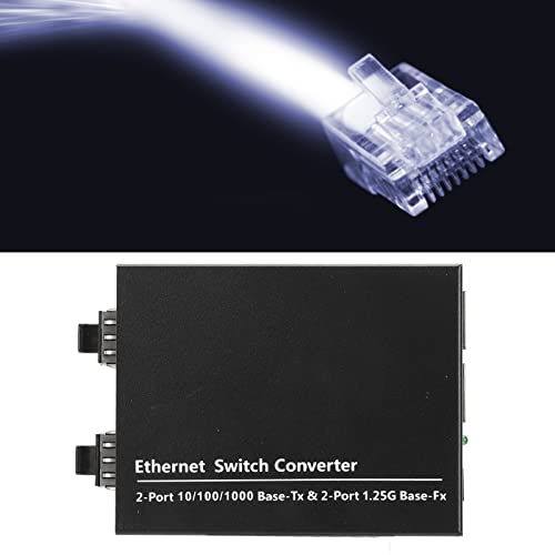 Multimódusú Optikai Media Converter, Gigabit SFP RJ45 Rost Média Konverter, Optikai Ethernet Átalakító Multimódusú Szálak MePlug Játszani,
