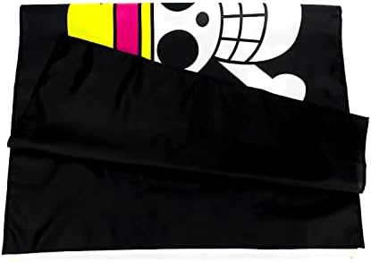 3 X 5Ft Luffy szalmakalap Kalóz Zászló,150cm X 90cm OP Kalóz Anime Jolly Roger Kalóz szalmakalap Zászló
