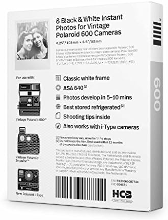 Polaroid Eredetik B&W Film 600 (4671)