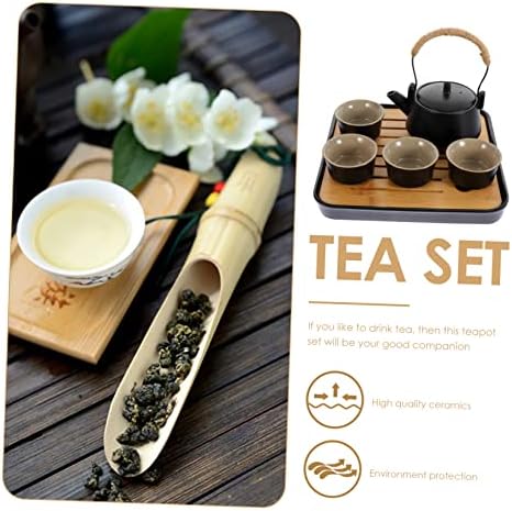 HEMOTON 1 Állítsa Teás Készlet Eszköz Ajándék Hordozható Csésze Tea Felnőtteknek Tea Beállítja a Nők kung fu-ja Teás Készlet Laza Levél Teáskanna