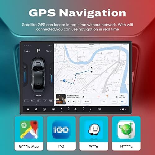 WOSTOKE 13.1 Android Rádió CarPlay & Android Auto Autoradio Autós Navigációs Sztereó Multimédia Lejátszó, GPS, Érintőképernyős RDS