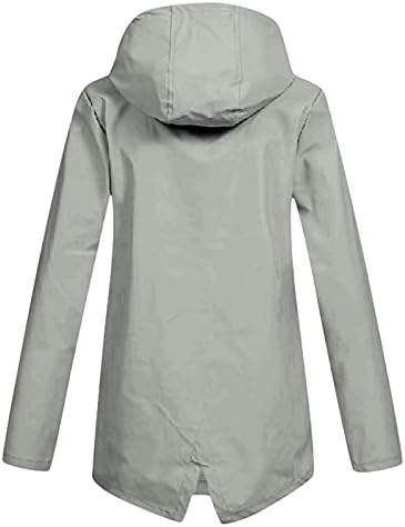 Malbaba Női Hosszú Kapucnis Eső Kabát Szabadtéri Téli Kabátot Vízálló Kapucnis Kabát Csíkos Hegymászás Esőkabát