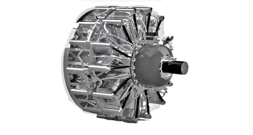 1/48 R-1830 Radiális Motor