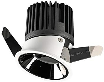 OKLUCK Ultra-Vékony, 2 Csomag 15w Állítható Szög Süllyesztett Mennyezeti Lámpa csillogásmentes 24 ° - os sugárzási Szög LED Süllyesztett