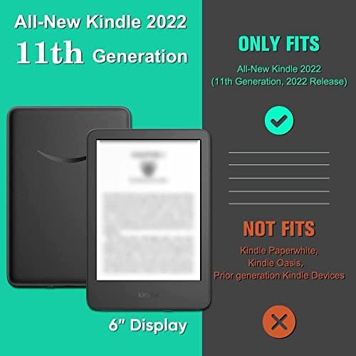Esetben a Kindle 11 Generációs 2022 Kiadás, Ultra-Vékony Esetben a Legújabb 6 Hüvelykes Kindle 11 2022 Modell sz. C2V2L3 - Iskola