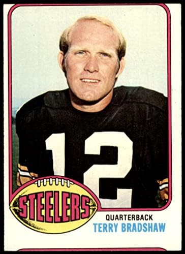 1976 Topps 75 Terry Bradshaw Pittsburgh Steelers (Foci Kártya) Dean Kártyák 2 - JÓ Steelers