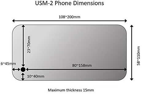 Opticron USM-2 Univerzális Okostelefon-Hegy - Fekete