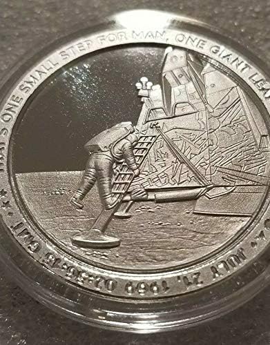 Az Apollo 11 Neil Armstrong egy kis lépés JFK NASA 50: 1 oz .999 ezüst bizonyíték