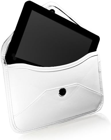 BoxWave Esetben Kompatibilis a Barnes & Noble Nook GlowLight 4 - Elite Leather Messenger, Táska, műbőr tok Boríték Design -