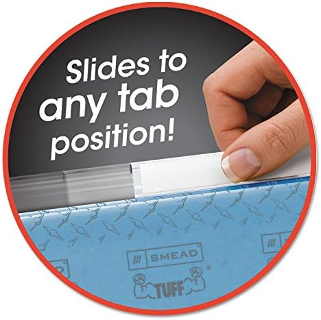 Smead 64626 Egyszerű Slide Lóg Mappa Fülre 1/3 Tab 3 1/2 Tiszta 18/Csomag