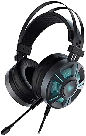 zhanghong Gaming Headset 7.1-es Térhatású Hang, Egy Headset zajszűrős Mikrofon & RGB Lámpa, fülhallgatók, Kompatibilis PC, PS4, Xbox, Laptop