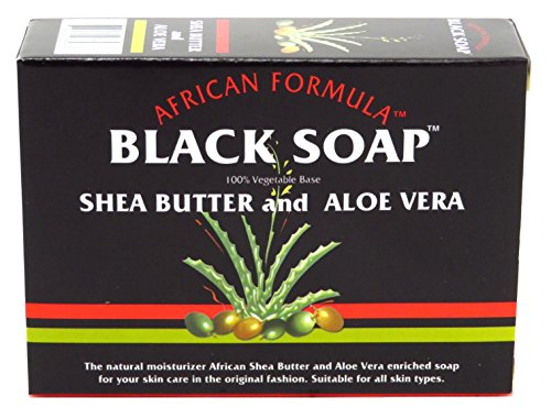 Afrikai Formula Fekete Szappan 3.5 Gramm Shea Vaj & Aloe Vera (103ml) (3 Csomag)