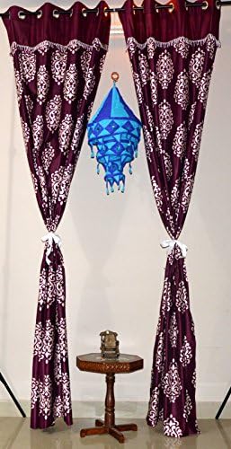 Gyönyörű Hagyományos Lóg Indiai Lámpák & Árnyalatok Hímzés & Tükör Munka Lakberendezés Művészete 3 Réteg Lámpa