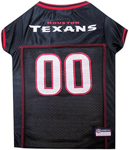 NFL Houston Texans Kutya Jersey, Méret: XX-Large. Legjobb Labdarúgó Jersey ruha, a Kutya, Macska. Engedélyezett Jersey Póló.