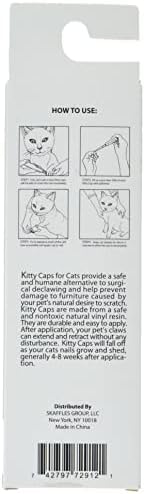 Kitty Caps Köröm Kupakkal, a Macskák, a Biztonságos, Elegáns & Humánus Alternatíva Declawing | Fedezi, Macska Karom, Megáll, Virsli,