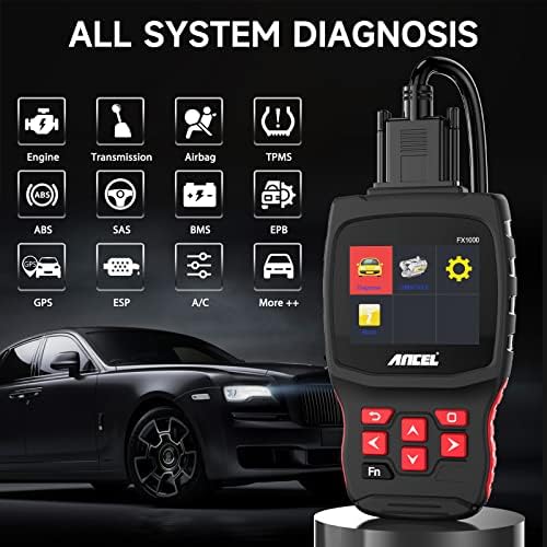 ANCEL FX1000 PRO Minden Rendszer OBD2 Szkenner Autó-Kód Olvasó Gépjármű-ellenőrzési Eszköz Motor Adás ABS Vérzés Injektor Olaj EPB TPMS