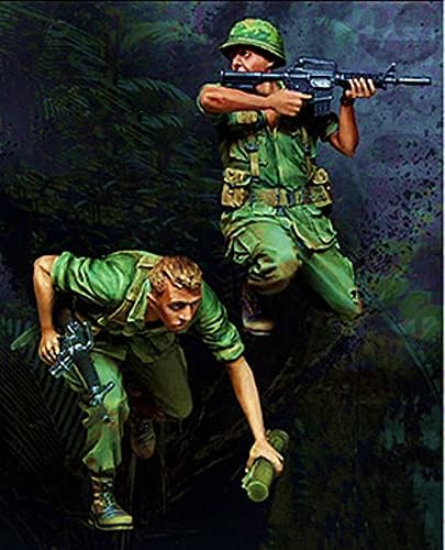 Goodmoel 1/35 Vietnami Háború idején az amerikai Hadsereg Harci Gyanta Katona Modell Készlet (2 Fő)/Összeszerelt, valamint Festetlen Miniatűr-Készlet/XH-5932