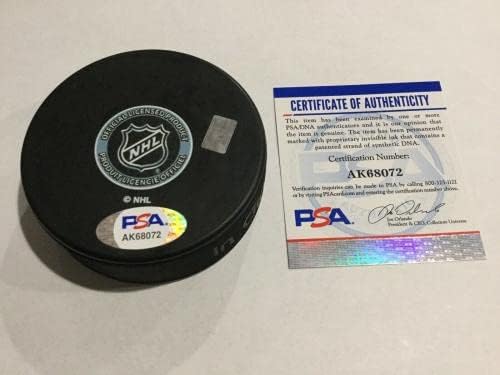 Szergej Bobrovsky Aláírt Dedikált Florida Panthers Jégkorong PSA DNS-COA-egy - Dedikált NHL Korong