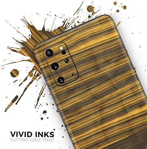 Design Skinz Gold Standard Zebrafa Védő Vinyl Matrica Lezárja a Bőr Cover Kompatibilis A Samsung Galaxy S20 (Képernyő Trim & Hátsó Üveg, Bőr)