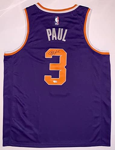 Chris Paul Aláírt Phoenix Suns Nike Swingman Jersey dedikált RAJONGÓ Megszállottaknak COA - Dedikált NBA Mezek