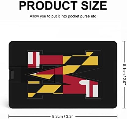 Maryland Zászló M-Kártya USB 2.0 Flash Drive 32G/64G Minta Nyomtatott Vicces