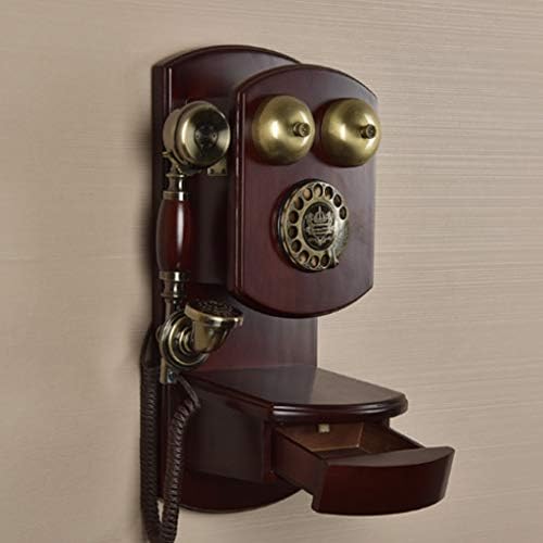 N/A Retro Forgó Tárcsa Telefon Antik Vezetékes Kontinentális Telefon Telefon Dekoráció