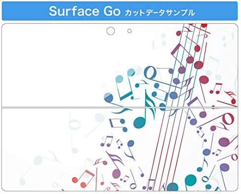 igsticker Matrica Takarja a Microsoft Surface Go/Go 2 Ultra Vékony Védő Szervezet Matrica Bőr 004581 zenék Megjegyzés: Egyszerű