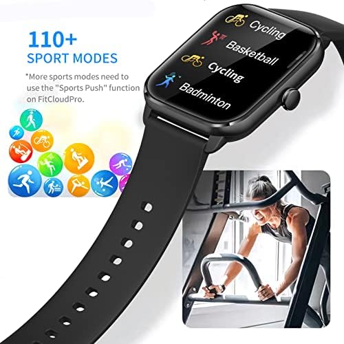 Nicohoas Okos Nézni, 1.85 HD Teljes érintőképernyő Smartwatch Fitness Tracker Hívás, illetve Szöveges, Bluetooth Smartwatch Fitness Órát