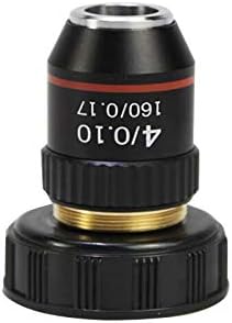 FAUUCHE JF-Xuan 195 Fekete remek akromatikus Objektív 4X, 10X 20X 40X-60X, 100X Mikroszkóp Objektív RMS 20.2 mm-es Objektív