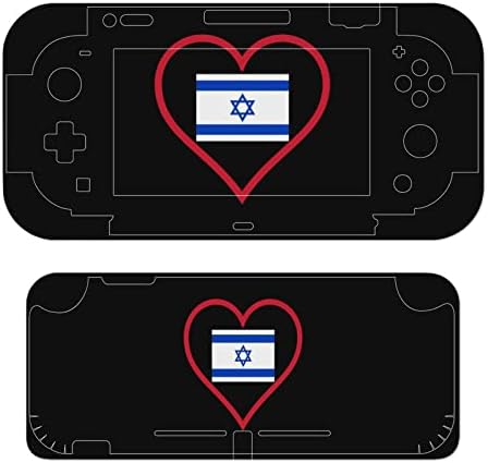 Imádom Izrael Piros Szív Szép Mintát Bőr Matrica Teljes Lezárja a Bőr Védő Bőr Matrica a Kapcsoló