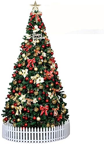 DULPLAY 13Ft Mesterséges karácsonyfa,LED Világítás &Fém Állvány 2500 Tippek a Klasszikus, Tiszta Fények 5 Vaku Módok Ünnepi Dekoráció-Zöld