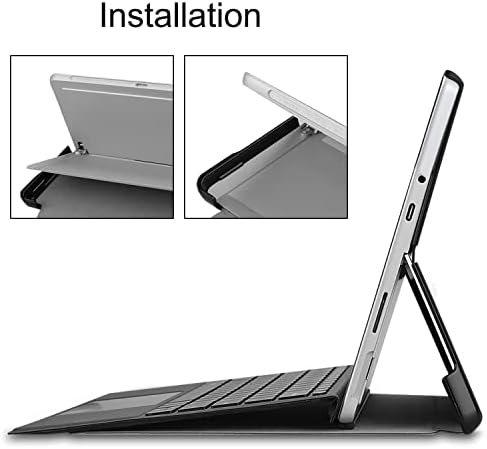 Tablet PC Esetekben az Esetben Kompatibilis a Microsoft Surface Pro 8 Esetben a 13 hüvelykes, Vékony Tri-Fold Állni Smart