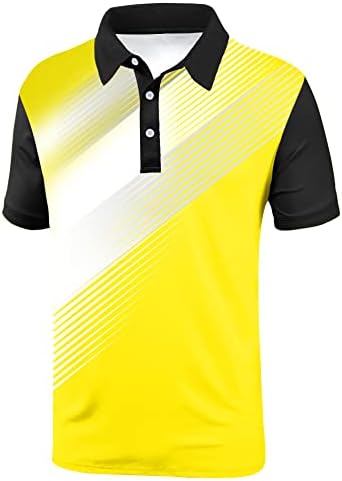 SECOOD Póló Férfi Nedvesség Wicking Rövid Ujjú Szabadtéri Sport Teljesítmény Taktikai Golf Tenisz Póló