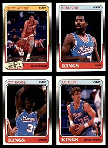 1988-89 Fleer Kansas City Királyok Csapat készen áll a Kansas City Királyok (Set) NM/MT Királyok